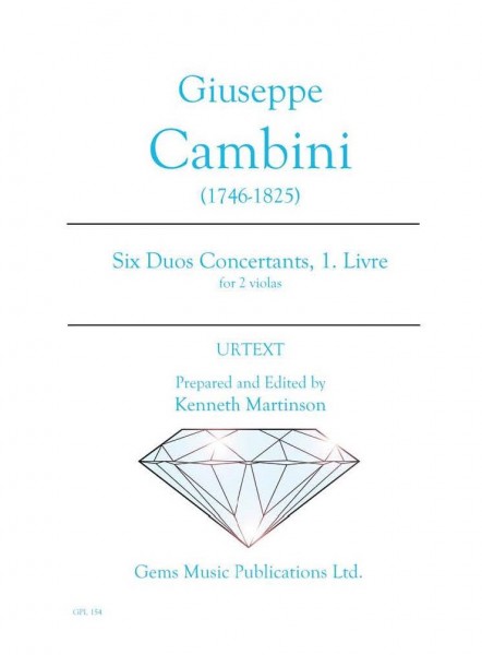 Six Duos Concertants, 1. Livre for 2 violas (#1-6)