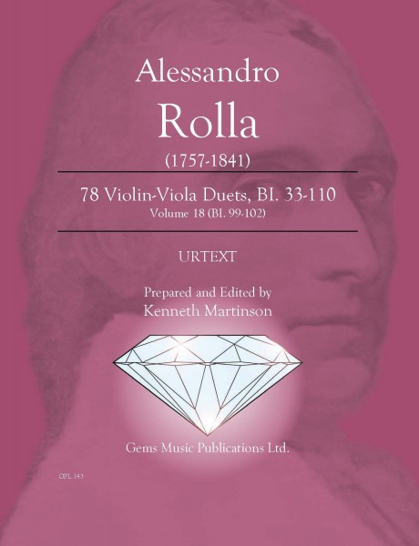 78 Violin-Viola Duets, BI. 33-110 Volume 18 (BI. 99-102)
