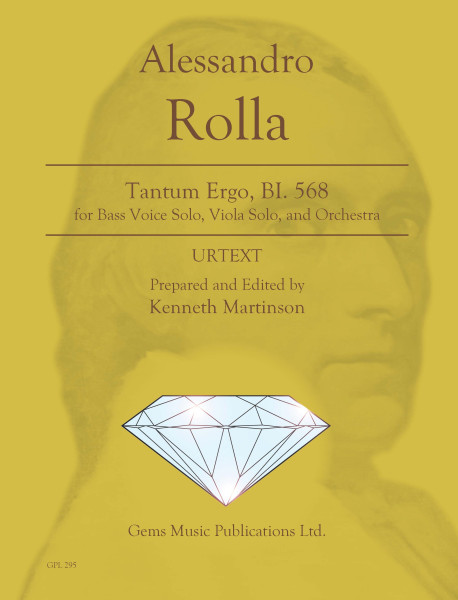 Tantum Ergo, BI. 568 for Bass Voice, Solo Viola, and Orchestra (score/parts)